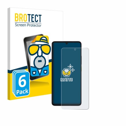 BROTECT - Screenprotector voor Xiaomi Poco X6 Pro - Folie Beschermfolie matte 6 Stuks