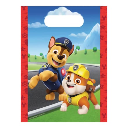 Paw Patrol - Giftbag- Rood - Tas - Kinderen ( 24 stuks)