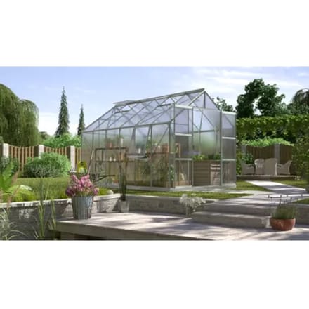 Vitavia Tuinkas Jupiter 9900 - Polycarbonaat 4mm - Aluminium - 257x383x248cm