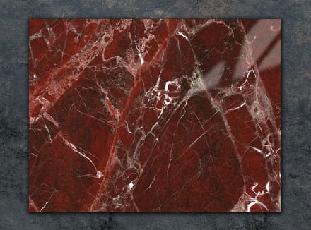 TMK ArtDeko - Snijplank - 30x22 cm - Glas - Marmer Look