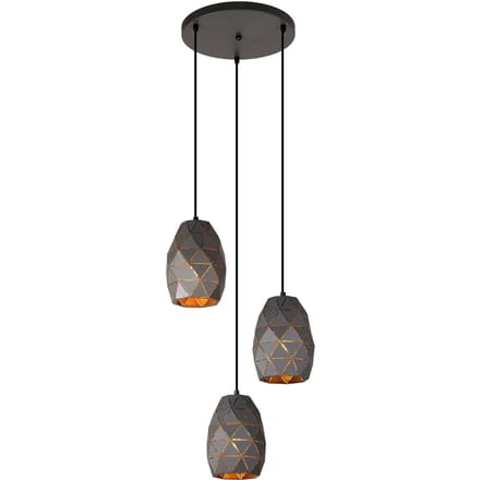 Harley hanglamp grafiek 3x E27 - Stijlvol en modern