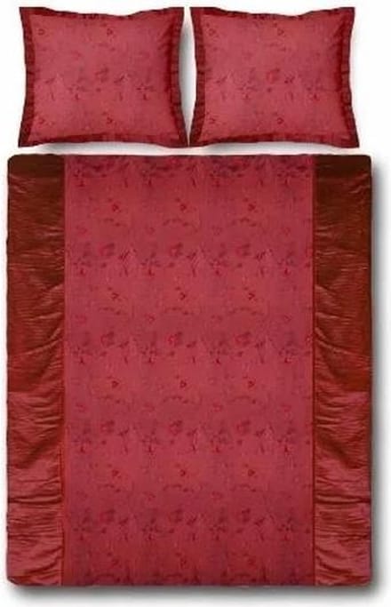 Essenza Gloss Dekbedovertrek - Eenpersoons - 140x200/220 cm - Red