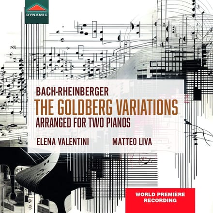 Elena Valentini & Matteo Liva - J.S. Bach: Goldberg Variations (Arr. For 2 Pianos By Rheinberger) (CD)