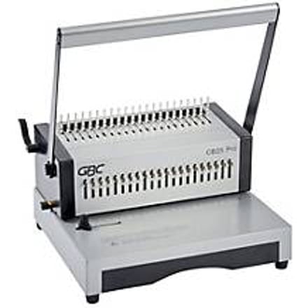 GBC CombBind CB25 Pro - A4 inbindmachine, perforeren van 25 vellen, inbinden van 500 vellen, plastic kam tot 51 mm, metaal, zilver