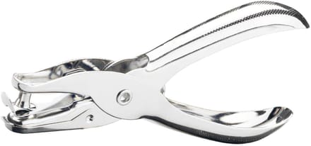 Dailygoods- Gatpons Metalen - Handmotiefpons - Perforator 6 mm - Gatentang - Compact - Robuuste Constructie
