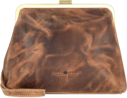 GREENBURRY schoudertas Vintage Crossbody Bag Brown bruine