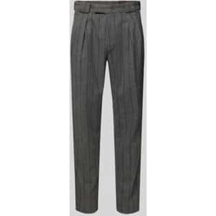 Stoffen broek van wolmix model 'Livio'