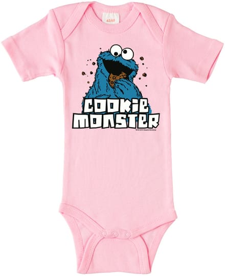 Logoshirt Body Krümelmonster - Sesamstrasse