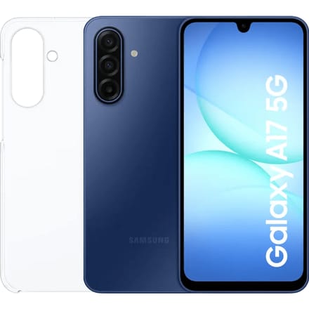 Samsung Galaxy A17 128GB Blauw 5G + Samsung Back Cover Transparant