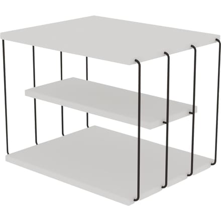 Asir - Bijzettafel - Wit - 50 x 40 x 34 cm