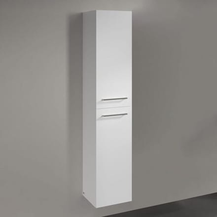Villeroy & Boch Avento tall cabinet with 2 doors, door hinge left A89400B3