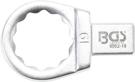 BGS Opsteek-ringsleutel 19 mm opname 9 x 12 mm - 6902-19
