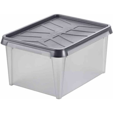 Orthex 3461050 Opbergbox (l x b x h) 50 x 40 x 27 cm Grijs 1 stuk(s)