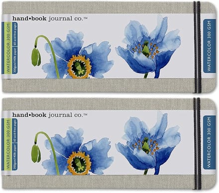 Aquarel Schetsboek Journal Pocket Panorama Hardcover