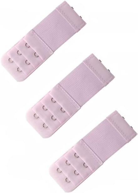 Beha verlengstukken 3-pack, 3 rijen haken, verstelbare beha verlenging, smal ondergoed accessoire
