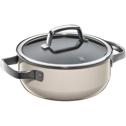 WMF Fusiontec Mineral - Braadpan - Ø 200mm - 2,4 liter - inclusief glazen deksel - Macadamia