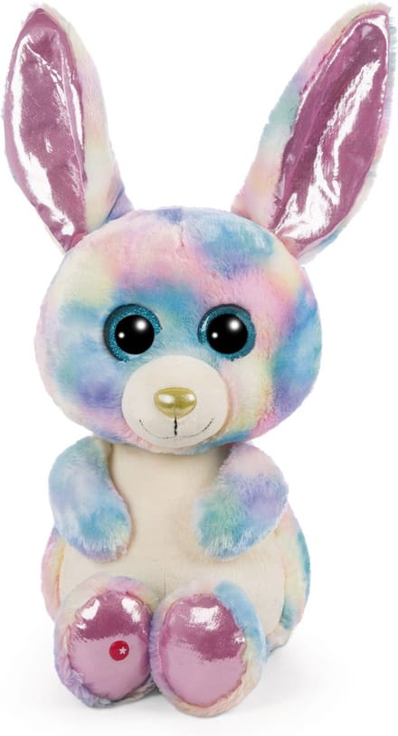 Nici Glubschis Pluchen Knuffel Konijn Rainbow Candy, 45cm