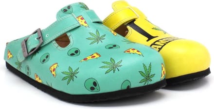 Goby I Love Amsterdam Clogs – Handgemaakt – Premium Kwaliteit – Maat 36
