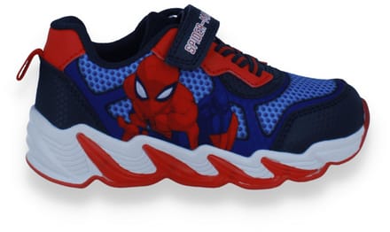 Spiderman Jongens Sneaker Met Lichtjes | Blauw | Maat: 32