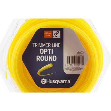 Husqvarna opti round ø2.7mm 70m geel