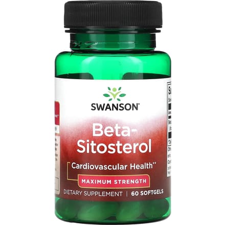 Beta-Sitosterol, Maximale Kracht, 160 mg, 60 Zachte Capsules