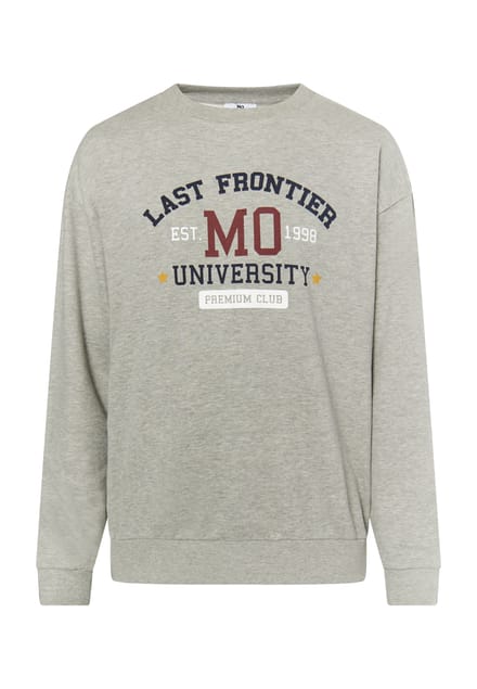 Mo Sweatshirt Heren grijs melange