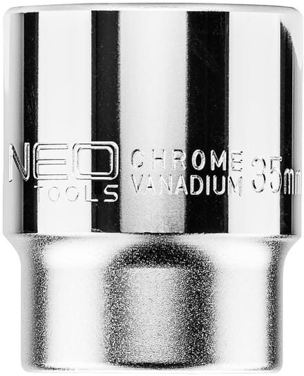 NEO - Socketsleutel - 35 mm - CrV Staal - TÜV Certificaat