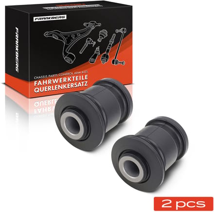 Frankberg 2x draagarmrubber vooras links/rechts voor FORD