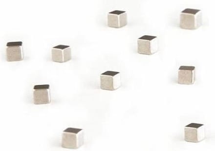 Trendform Magneten (set Van 10) - Kubiq Zilver