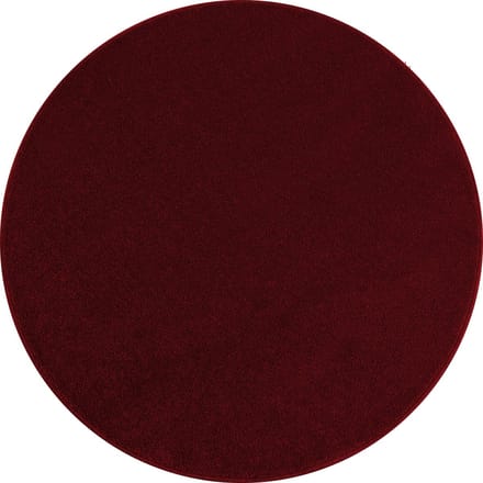 Flycarpets Liam Effen Rood Vloerkleed Rond - Laagpolig - 200x200 cm