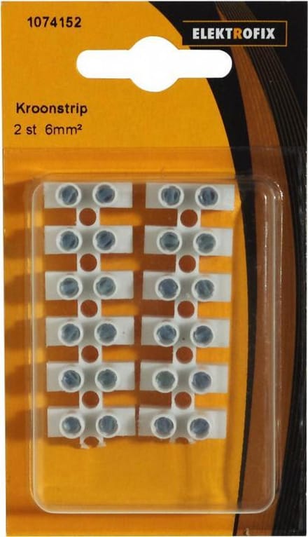 Elektrofix kroonstrip 6 mm 2 stuks