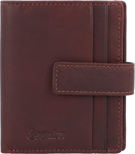 Esquire Oslo creditcard etui RFID leer 8,5 cm - 10 Sleuven - braun