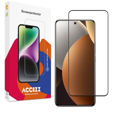Accezz Screen Protector - Geschikt voor Xiaomi Redmi Note 15 Pro (4G) - Gehard Glass Full Cover