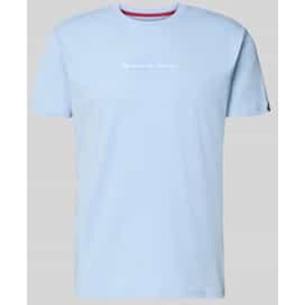 T-shirt met labeldetail