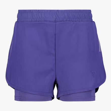 Osaga Dry meisjes hardloopshort paars - Maat 152