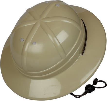 Ravensden Safarihelm - Kaki jungle helm voor kinderen - Carnaval accessoires