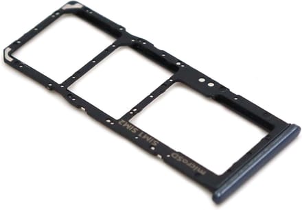 Simkaart houder geschikt voor Samsung Galaxy A20 - Simcard Holder - Zwart
