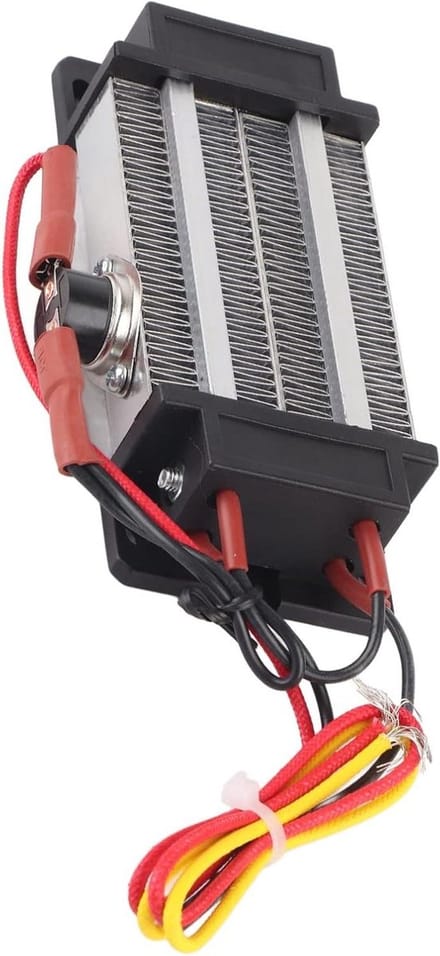 Keramische Verwarmer - Luchtverwarming Apparaat - Ruimte Verwarming - Met Thermostaat - 300W Vermogen - Aluminium