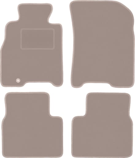 Beige velours matten voor: Mazda Xedos 9 sedan (1993-2001)
