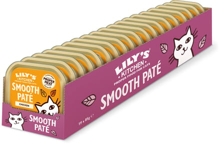 Lily's Kitchen - Kattenvoer - Natvoer - Smooth Paté Kip - 19 x 85 g