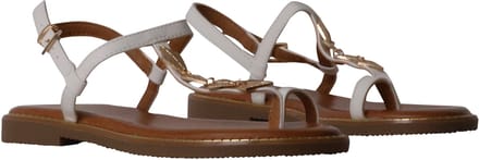 Platte sandalen met bandjes van Loevah Paris