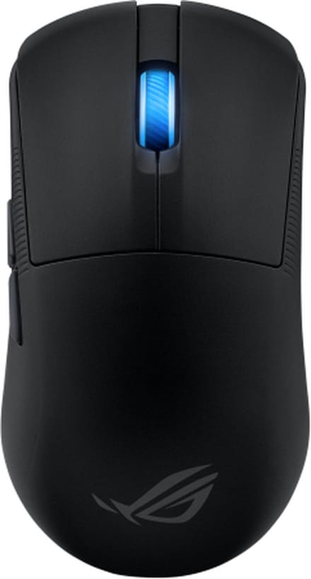 ASUS ROG Harpe Ace Mini Zwart - Muis Bedraad & draadloos - optisch - 42000 DPI - USB Type-C - Bluetooth - 2.4Ghz - Zwart