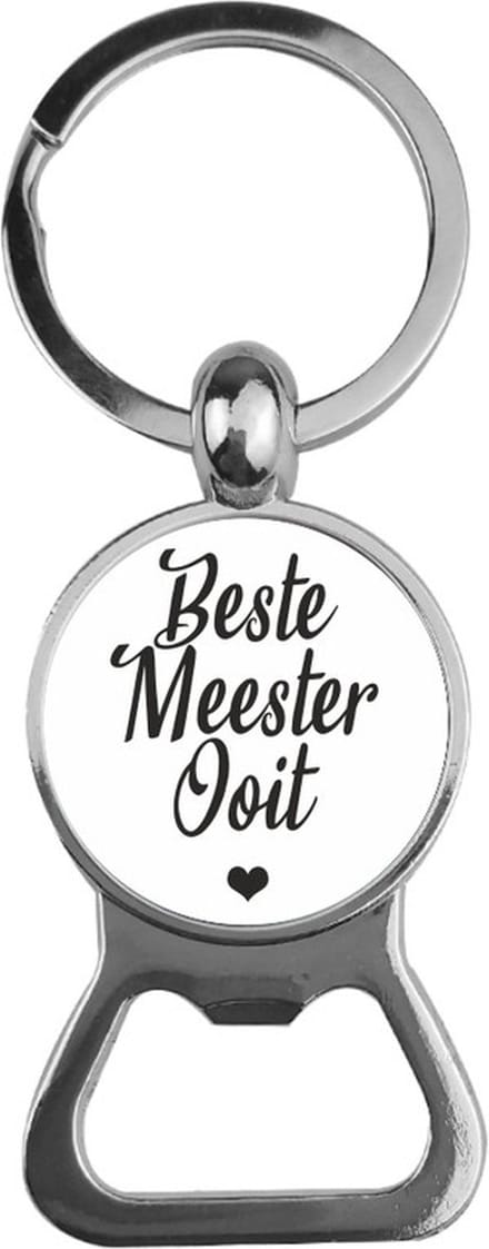 Bieropener Glas -  Beste Meester Ooit