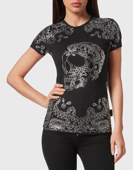 T-Shirt Ronde Hals Paisley