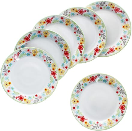 MamboCat MamboCat Set van 6 Variant gebaksbordjes BLÜMCHEN