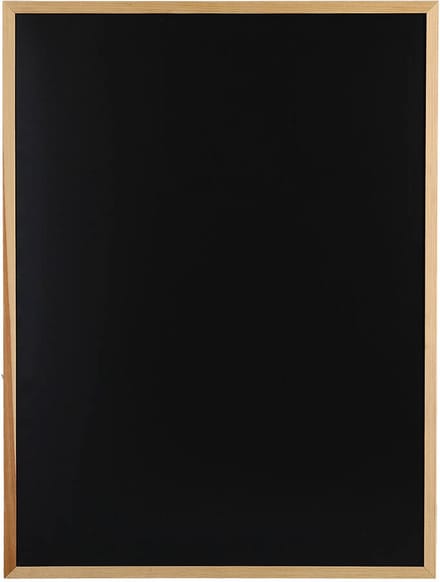 Zeller magnetisch krijtbord large present - Zwart - Magnetisch | Wandmontage