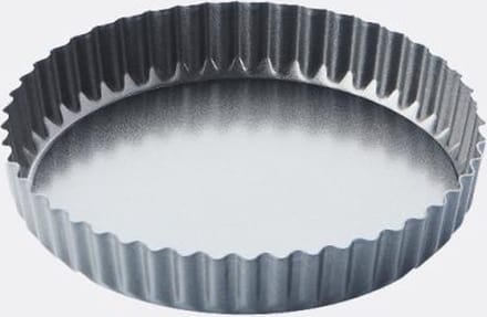 Point-Virgule geribde taart-/quichevorm - anti-aanbaklaag/losse bodem ø 20cm