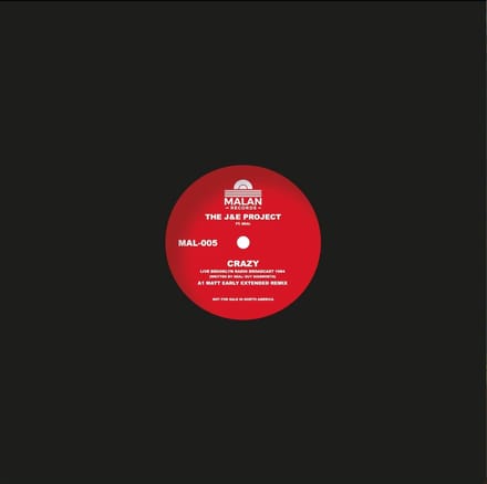 J & E Project Featuring Seal - Crazy (12"Single) (Coloured Vinyl)