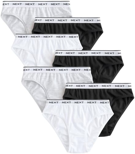 Next - Meisjes - Verpakking van 7 bikinibroekjes - Wit