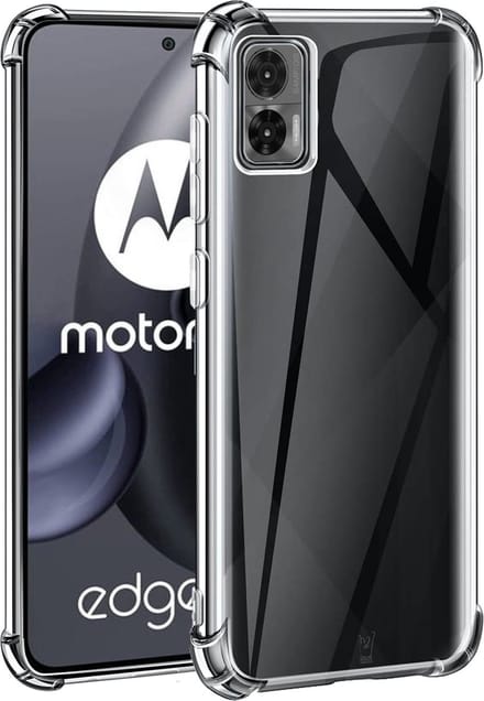 Hoesje geschikt voor Motorola Edge 30 Neo - Shockproof Transparant Back Cover Case
